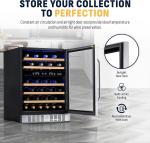 NewAir 46-Bottle Dual Zone Wine Cooler