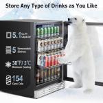 Kalamera 24-Inch Beverage Refrigerator for Wine & More