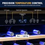 Newair 24" Dual Zone Built-in Wine Fridge
