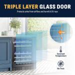 Newair 24" Dual Zone Built-in Wine Fridge