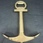 Antique Style Brass Boat Anchor Wine Opener