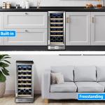 15" Mini Wine Cooler for 30 Bottles