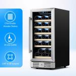 15" Mini Wine Cooler for 30 Bottles
