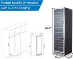 Dual Zone Wine Cooler for 160 Bottles