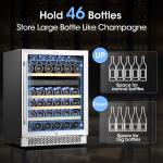 Yeego 24" Dual Zone Wine Cooler Refrigerator