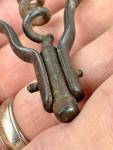 Vintage Folding Corkscrew Wine Opener with Bow
