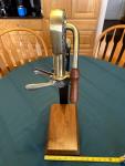Rogar Estate Brass Wine Bottle Opener with Re-Corking