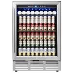 Icyglee 61 cm Beverage Cooler with Glass Door