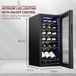 Lockable Wine Refrigerator for 18 Bottles