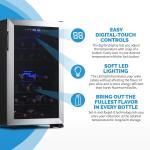 Newair Freestanding Dual Zone Wine Fridge