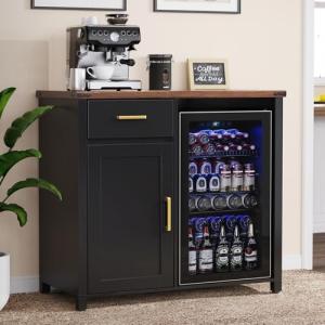 Mini Fridge Wine Cabinet for Home or Office