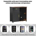 Mini Fridge Wine Cabinet for Home or Office