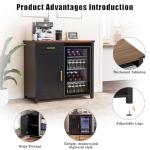Mini Fridge Wine Cabinet for Home or Office