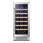 15" Wine Cooler for 33 Bottles at Home