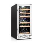 Dual Zone 15 Inch Wine Cooler with Glass Door
