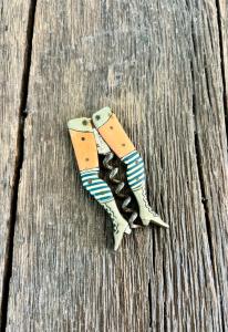 Vintage Lady Legs Corkscrew Wine Bottle Opener
