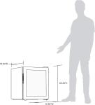 Newair Freestanding Wine Fridge for 23 Bottles