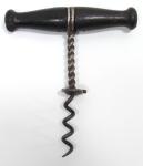 Williamson's Antique Corkscrew with Twisted Wood Handle