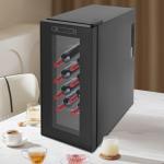12-Bottle Freestanding Wine Cooler for Home
