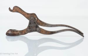 Antique English Single Lever Corkscrew Wine Opener