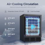 24-Inch Beverage Refrigerator for Wine and More