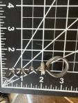 Vintage Metal Corkscrew with Finger Ring Design