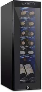 Freestanding 12-Bottle Wine Cooler Refrigerator