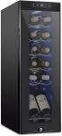 Freestanding 12-Bottle Wine Cooler Refrigerator