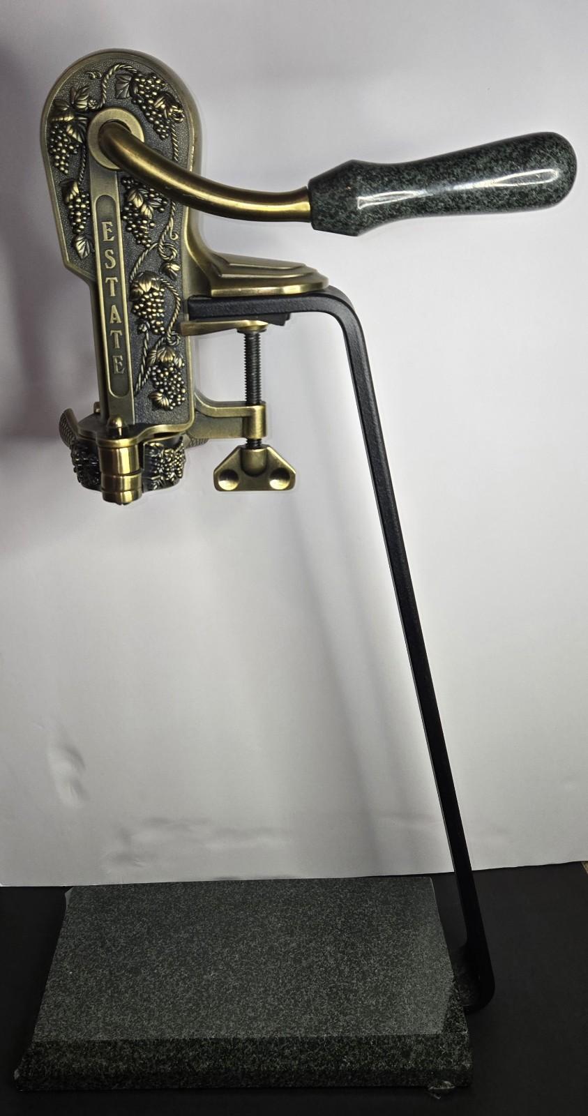 Roger Estate Tabletop Corkscrew with Granite Handle