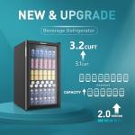 Compact Beverage Cooler for Wine and Beer