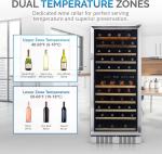 Newair Dual Zone Built-in Wine Fridge