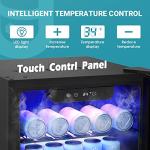 Compact Beverage Cooler for Wine and Beer