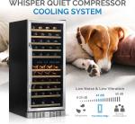 Newair Dual Zone Built-in Wine Fridge