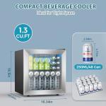 48 Can Mini Fridge and 12 Bottle Wine Cooler