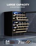 24-Inch Dual Zone Wine Fridge for 54 Bottles