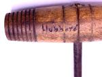 Vintage Wooden Handle Corkscrew by HUBBARD