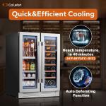Ca'Lefort 24" Dual-Zone Wine and Beverage Fridge