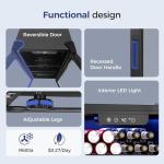 Mini Beverage Cooler for Wine, Beer, and Soda