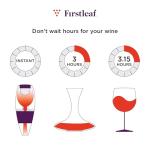Firstleaf Wine Aerator with No-Drip Pourer