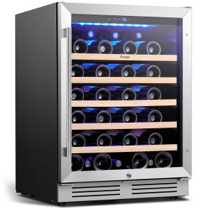 24" Wine Cooler for 52 Bottles at Home