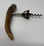 Sterling Silver Stag Antler Antique Corkscrew