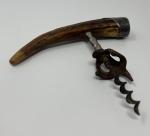 Sterling Silver Stag Antler Antique Corkscrew