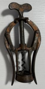 James Heeley Antique Double Lever Corkscrew Opener