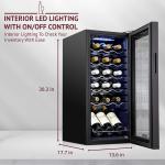 18-Bottle Freestanding Wine Cooler Fridge