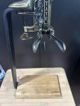 Brass Tabletop Wine Opener with Wood Stand