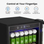 145 Can Mini Beverage Refrigerator with Glass Door