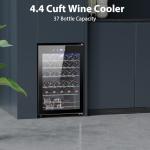 Electactic 37-Bottle Wine Cooler with Glass Door