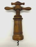Vintage Wooden Twist Corkscrew Wine Opener