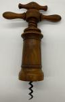 Vintage Wooden Twist Corkscrew Wine Opener