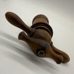 Vintage Wooden Twist Corkscrew Wine Opener